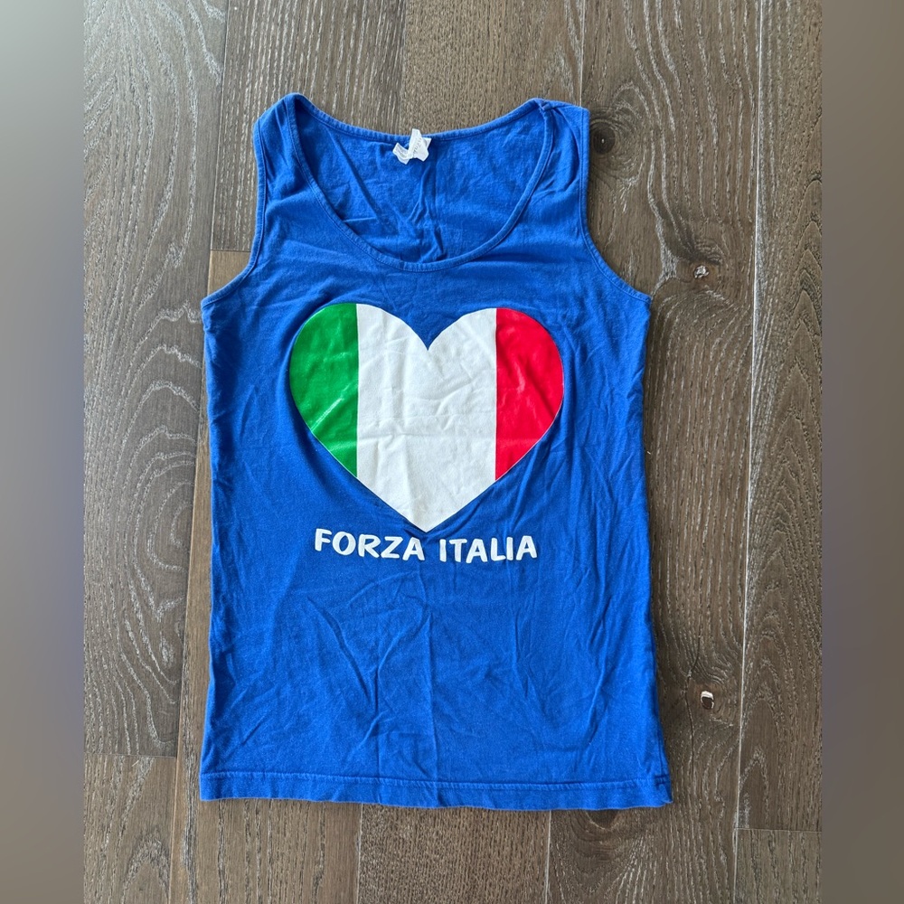 Forza Italia Heart Tank Top